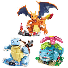 Load the picture into the gallery viewer, buy Pokemon Turtok, Bisaflor, Charizard action building block figures