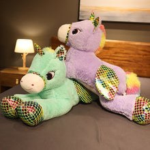 Load the picture into the gallery viewer, buy XXL rainbow unicorn cuddly toy unicorns soft toys 90cm