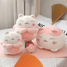 Cargue la imagen en el visor de la galería, compre Cute Pink Sakura Cats Gatitos Peluches
