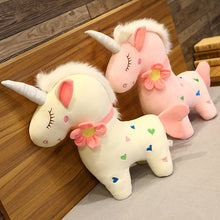 Cargue la imagen en el visor de la galería, compre adorables peluches de unicornio con corazones (30 cm - 60 cm)