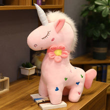 Cargue la imagen en el visor de la galería, compre adorables peluches de unicornio con corazones (30 cm - 60 cm)