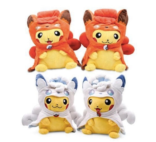 Pikachu Cosplay als Feuer oder Eis Vulpix Kuscheltiere (ca. 30cm) kaufen