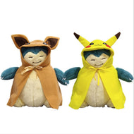 Relaxo Snorlax Cosplay als Evoli oder Pikachu Stofftier (ca. 30cm) kaufen