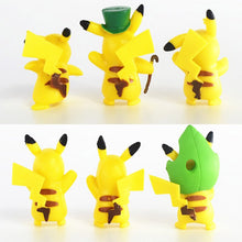 Cargue la imagen en el visor de la galería, compre 18 figuras de Pikachu (aproximadamente 4 cm)