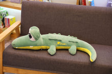 Lade das Bild in den Galerie-Viewer, XXL 170cm Cartoon Krokodil Stofftier XXL Kroko Kuscheltier kaufen
