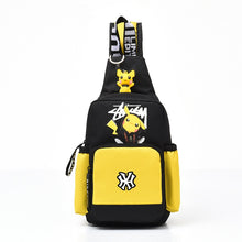 Cargue la imagen en el visor de la galería, compre el bolso de hombro de Pokemon, bandolera unisex, diferentes colores