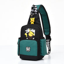 Cargue la imagen en el visor de la galería, compre el bolso de hombro de Pokemon, bandolera unisex, diferentes colores