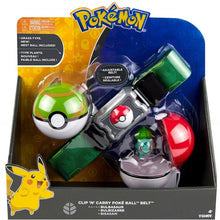 Load the picture into the gallery viewer, buy the Pokemon Trainer Set with belt, Pokeball, bag and figure