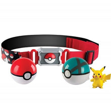 Load the picture into the gallery viewer, buy the Pokemon Trainer Set with belt, Pokeball, bag and figure