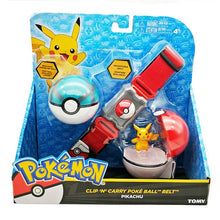 Load the picture into the gallery viewer, buy the Pokemon Trainer Set with belt, Pokeball, bag and figure