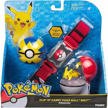 Load the picture into the gallery viewer, buy the Pokemon Trainer Set with belt, Pokeball, bag and figure