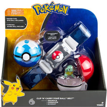 Load the picture into the gallery viewer, buy the Pokemon Trainer Set with belt, Pokeball, bag and figure