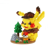 Cargue la imagen en el visor de la galería, compre figuras de bloques de construcción de Pikachu (3 motivos para elegir)