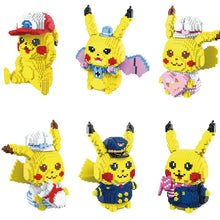 Load the picture into the gallery viewer, buy cute Pikachu building block figures (6 motifs to choose from)