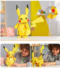 Cargue la imagen en el visor de la galería, compre Jumbo Pikachu Mega Building Block Set Pokemon Figure