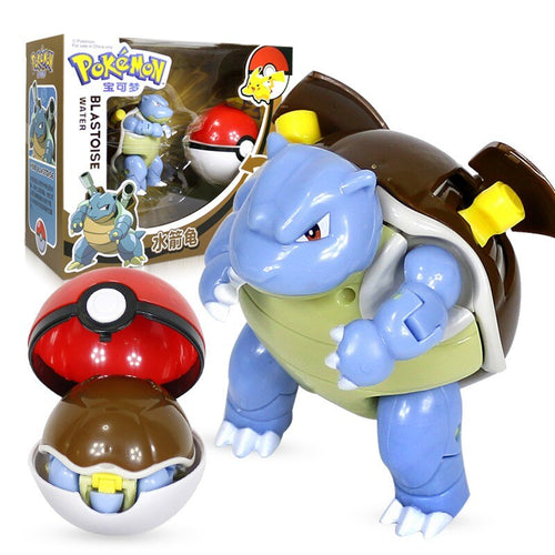 Turtok (Blastoise) Pokemon Spielzeug Set mit Figur und Pokeball kaufen