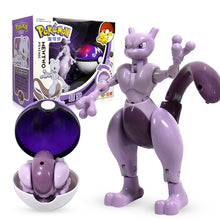 Carga la imagen en el visor de la galería, compra la figura de juguete de Mewtwo / Mewtwo con Pokeball