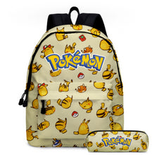 Cargue la imagen en el visor de la galería, compre la mochila de Pokemon con diferentes motivos de aspecto de cómic / dibujos animados