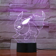 Buy Eevee / Evoli 3D LED lamp (9 motifs) night light, table lamp