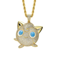 Jigglypuff Pummeluff Halskette Hip Hop Style Pokemon kaufen