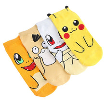 Load the picture into the gallery viewer, buy Pokemon Pikachu, Charmander, Enton or Squirtle socks