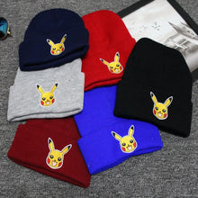 Cargue la imagen en el visor de la galería, compre Pikachu Pokemon Unisex Beanie Hat diferentes diseños