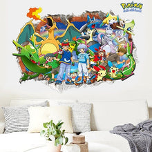 Cargue la imagen en el visor de la galería, compre pegatinas de pared de Pokemon (11 diseños para elegir)