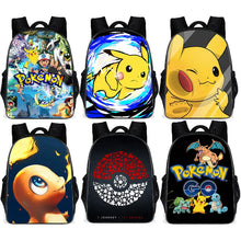 Cargue la imagen en el visor de la galería, compre una mochila Pokemon para adolescentes (25 motivos) - 40 cm * 30 cm * 15 cm