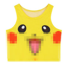 Carga la imagen en el visor de la galería, compra Pokémon Pikachu, Jigglypuff, Bulbasaur y otros. Top, tops, shirt