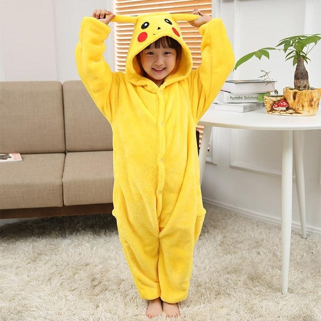 Pokemon Baby Kinder Pyjama Schlafanzug im süßen Pikachu Look kaufen