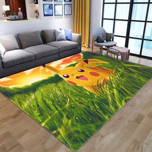 Carica l'immagine nel visualizzatore della galleria, acquista Pokemon Pikachu Flannel Carpet Mat (vari disegni)