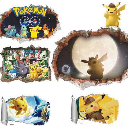 3D Pokemon Detektiv Pikachu Wand Sticker (45cm*60cm) kaufen