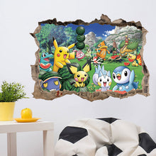 Lade das Bild in den Galerie-Viewer, 3D Pokemon Detektiv Pikachu Wand Sticker (45cm*60cm) kaufen
