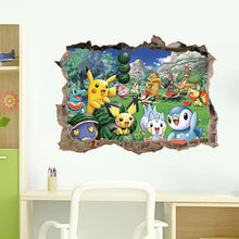 Cargue la imagen en el visor de la galería, compre la etiqueta de la pared 3D Pokemon Detective Pikachu (45 cm * 60 cm)