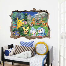 Load the picture into the gallery viewer, buy 3D Pokemon Detective Pikachu Wall Sticker (45cm * 60cm)