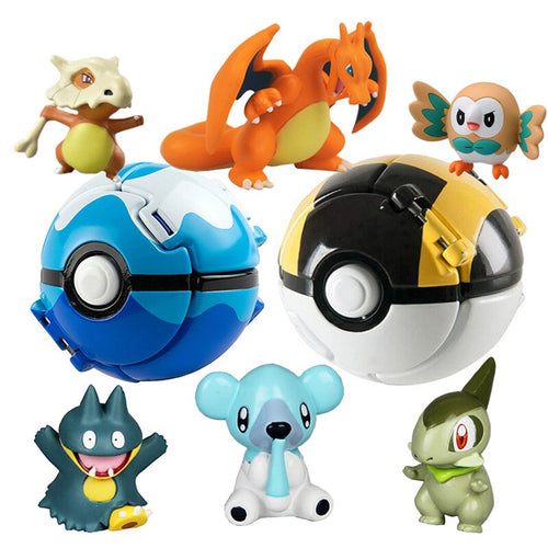 Pokeball mit Pokemon Figur (viele Motive zur Auswahl) kaufen