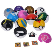 Carica l'immagine nel visualizzatore della galleria, acquista un set di 12 Pokemon Pokeball (circa 4.8 cm)