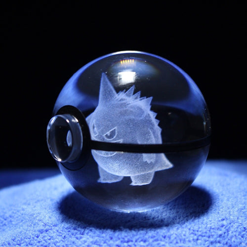 Crystal Pokemon Go Ball mit 3D Effekt (viele Motive) kaufen