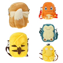 Lade das Bild in den Galerie-Viewer, Pokemon (Charmander, Psyduck, Pikachu, Eevee, Snorlax) Plüsch Kinder Tasche kaufen

