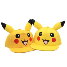 Cargue la imagen en el visor de la galería para comprar gorra de béisbol Pikachu Cosplay para niños / adultos