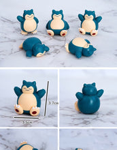 Load the image into the gallery viewer, buy Relaxo Snorlax figure set with 5 figures
