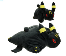 Load the picture into the gallery viewer, buy Pokemon Nachtara Umbreon, Relaxo Snorlax or Mimigma Mimikyu pillows (approx. 40x33cm)