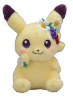 Pikachu oder Evoli Niedliche Kuschel Pokemon (ca. 18cm) Blumen Edition kaufen
