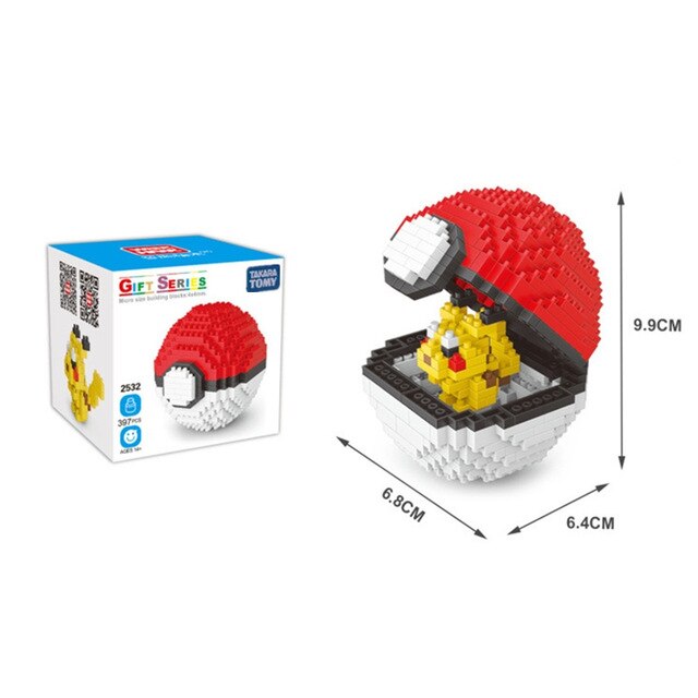 Pokemon Pokeball / Pokebälle Baustein Set kaufen