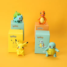 Carga la imagen en el visor de la galería, compra Pikachu Gluamnda, Enton, Squirtle, Bulbasaur y Jigglypuff Pokemon Figure Set