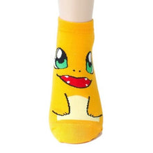 Load the picture into the gallery viewer, buy cute Pokemon socks (Pikachu, Charmander, Enton or Schiggy)
