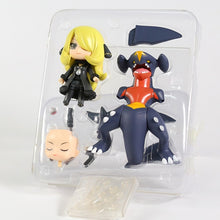 Cargue la imagen en el visor de la galería, compre Knakrack / Garchomp & Cynthia Set Pokemon Figure (aprox. 10cm)