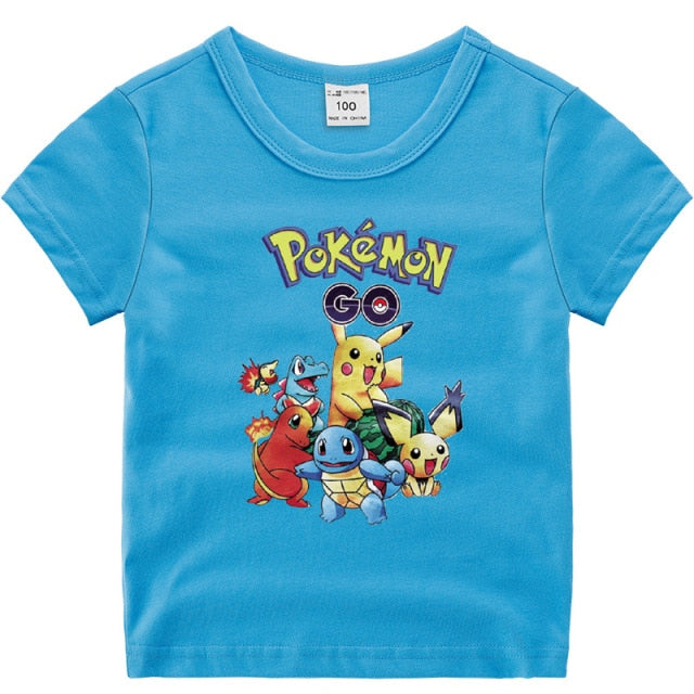 Pokemon Baumwolle T-Shirt für Kinder - viele Motive und Farben kaufen