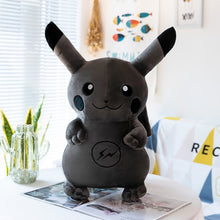 Load the picture into the gallery viewer, buy Pikachu plush Pokemon figure in black