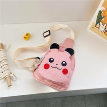 Cargue la imagen en el visor de la galería, compre un moderno bolso de hombro Pokémon Pikachu